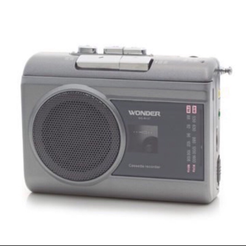 全新 現貨 保固 旺德/JSBO 卡夾錄音機  WS-R13T AM/FM 卡式錄音機 收音機 銀色款可自動回帶 錄音機