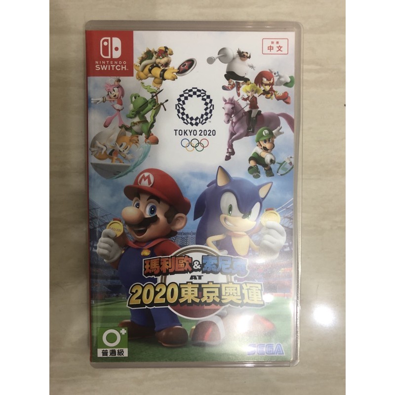 Switch 中文版遊戲片  瑪利歐&amp;索尼克2020東京奧運（二手近全新）