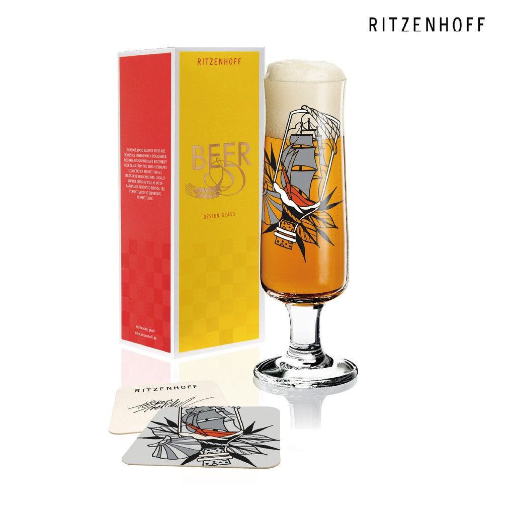 【德國 RITZENHOFF】新式啤酒杯 BEER -瓶中船 / 無鉛水晶玻璃杯 雞尾酒杯 調酒杯 設計師酒杯
