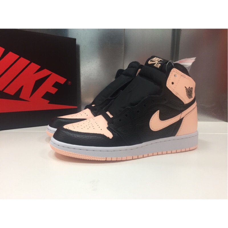 Nike Air Jordan 1 Retro High OG GS 575441-001黑粉 高筒 女鞋 現貨4.5y