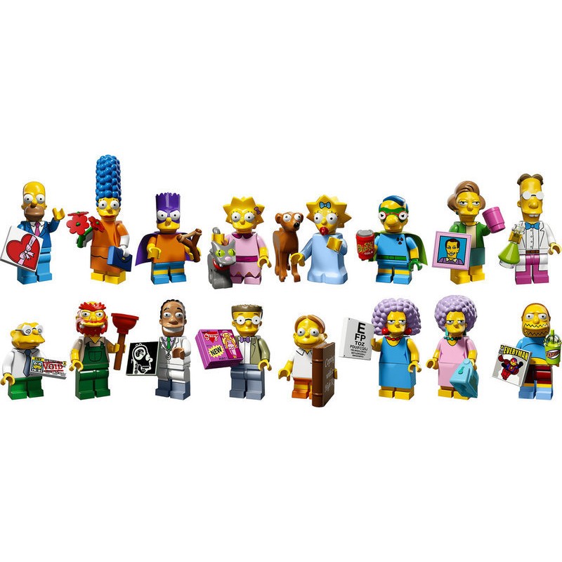 LEGO SIMPSONS 71009 辛普森 人偶 二代 樂高 Minifigures 一套16隻