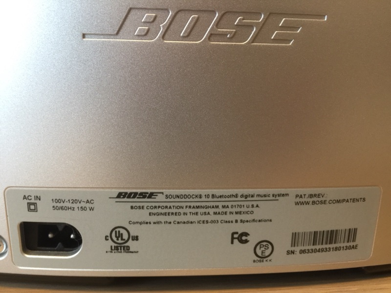 bose sounddock music system