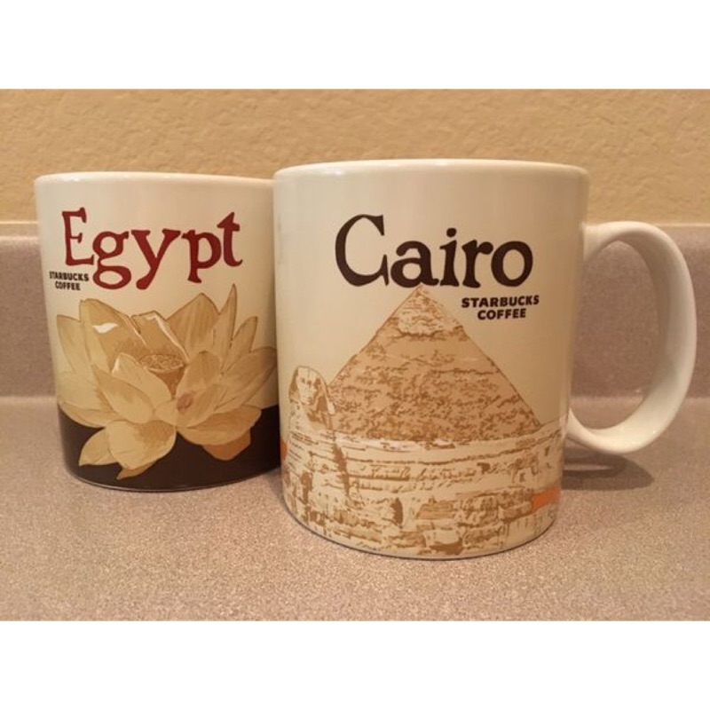埃及限定🇪🇬星巴克Cairo開羅 城市杯 城市馬克杯 埃及代購 咖啡杯 水杯子 Starbucks
