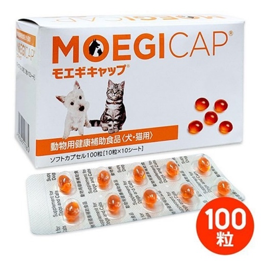 [公司貨] 日本 MOEGICAP 共立製藥 貝節益 膠囊 100顆 犬貓用 貓狗適用