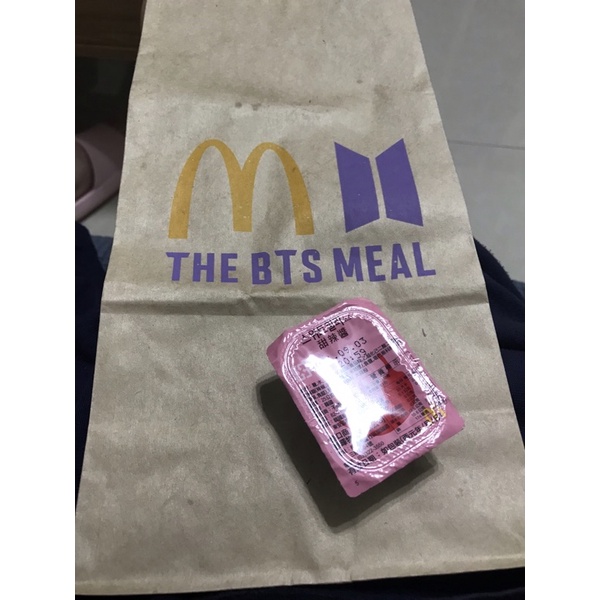 BTS 麥當勞紙袋&amp;醬料