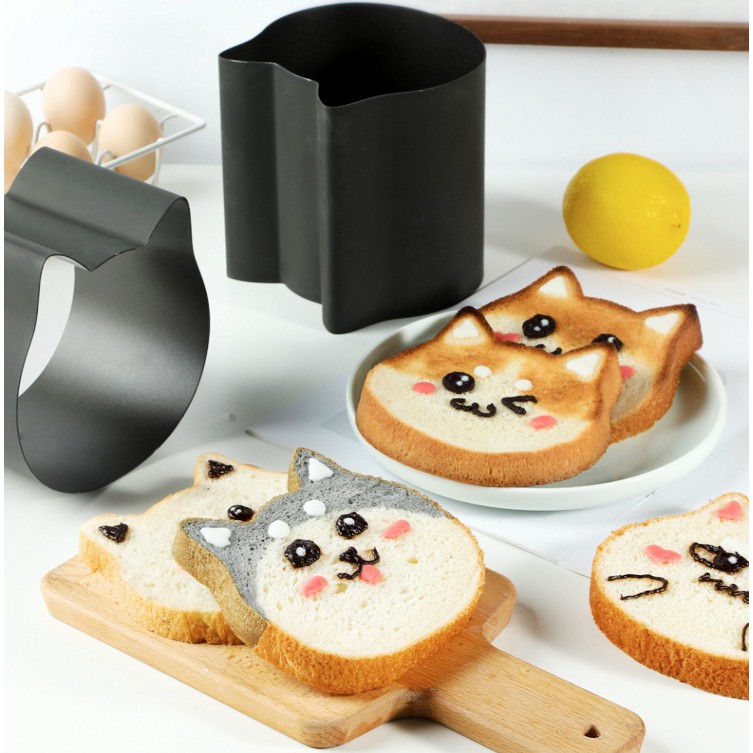 日式網紅貓咪吐司模具/貓頭吐司盒/可愛貓貓麵包模/陽晨貓形烘焙模具