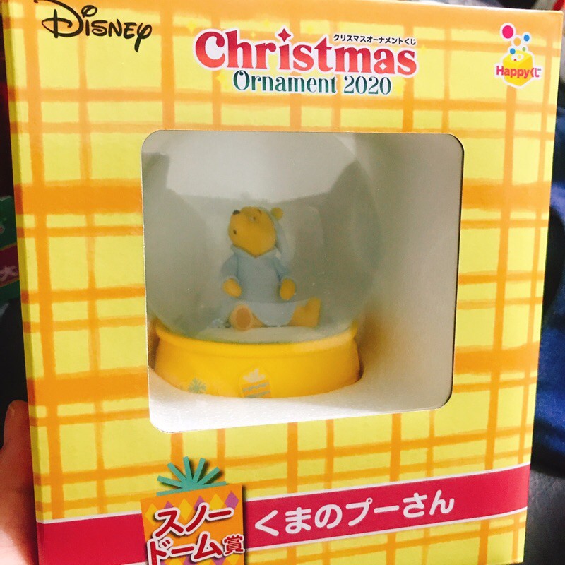 2020 聖誕節 一番賞 迪士尼 日本 小熊維尼 維尼 水晶球 A賞 送禮自用兩相宜