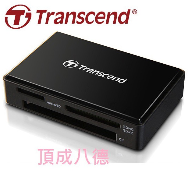 【Transcend 創見】RDF8 高速USB 3.1 多合1讀卡機 黑 / 白