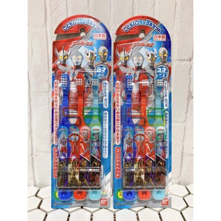 日本代購～現貨！日本製!! 超人力霸王 牙刷3入組 兒童牙刷