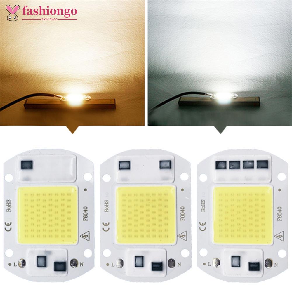 Fashiongo 110V 220V LED 芯片 20W 30W 50W COB 芯片無需驅動器 LED 燈珠,用於