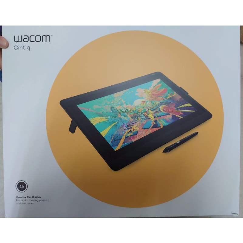 2203 二手 近全新 Wacom Cintiq 16 DTK-1660 手寫液晶繪圖螢幕 大安森林公園捷運站信義路自取