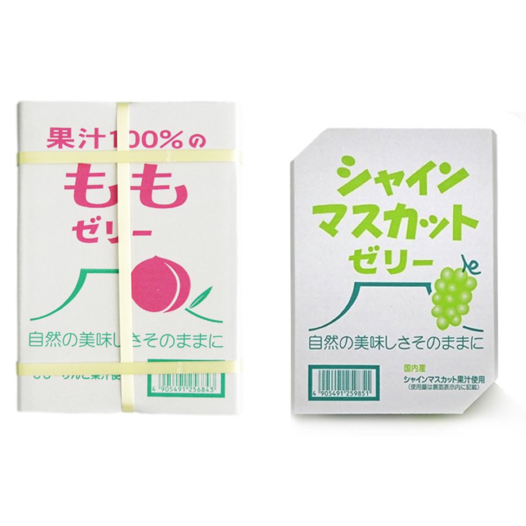 日本-麝香葡萄果凍禮盒/水蜜桃果凍禮盒 果凍