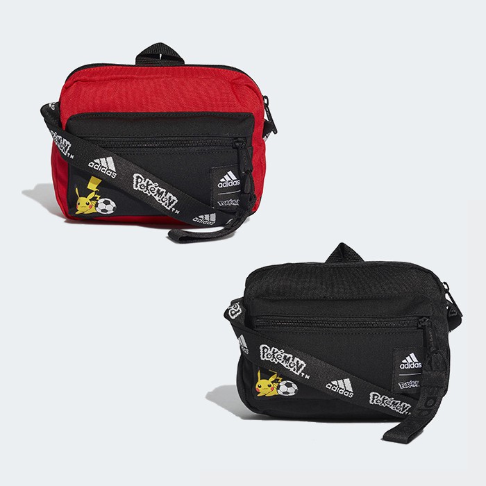 Adidas Pokemon 側背包寶可夢斜背包書包gi86 Gi8684 樂買網 蝦皮購物