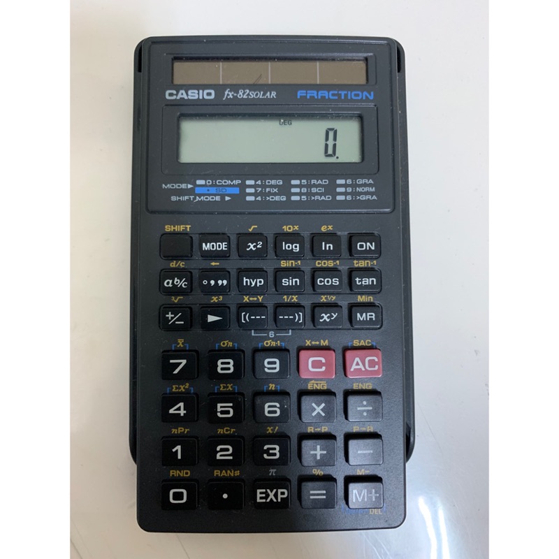 CASIO FX-82SOLAR 國家考試用工程計算機 國家考試指定 卡西歐 原廠公司貨