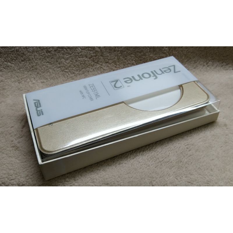 二手原廠智能皮套asus Zenfone 2 View Flip Cover 5 5吋 Ze551ml 附原盒 蝦皮購物