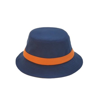 HiGh MaLi 英式圓盤紳士帽 - 都市藍Mix愉悅橙