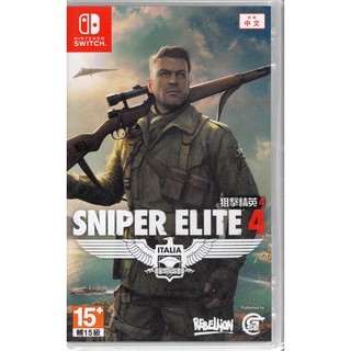 Switch遊戲 NS 狙擊精英 4 狙擊之神 4 Sniper Elite 4 中文版【魔力電玩】