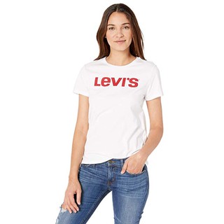 【美麗小舖】全新真品 Levi's 白色 女版 LOGO款 T恤 短袖 短T-Shirt 素T 圓領~L10472