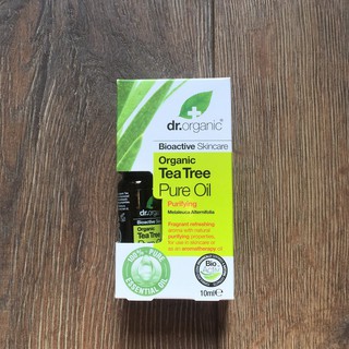 英國製 Dr. Organic Tea Tree Oil Pure 茶樹精油 純精油 新品