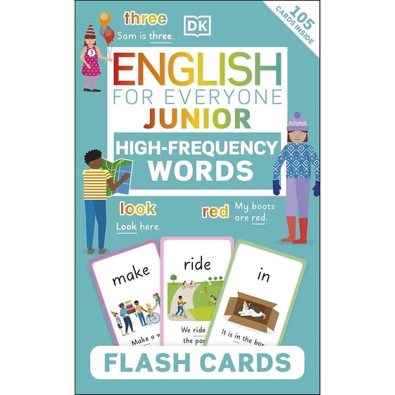 English for Everyone Junior常用字學習卡/ 含105張學習字卡 eslite誠品