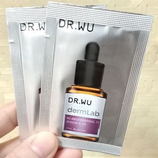 DR.WU 3%白藜蘆醇亮白修護精華液*體驗包