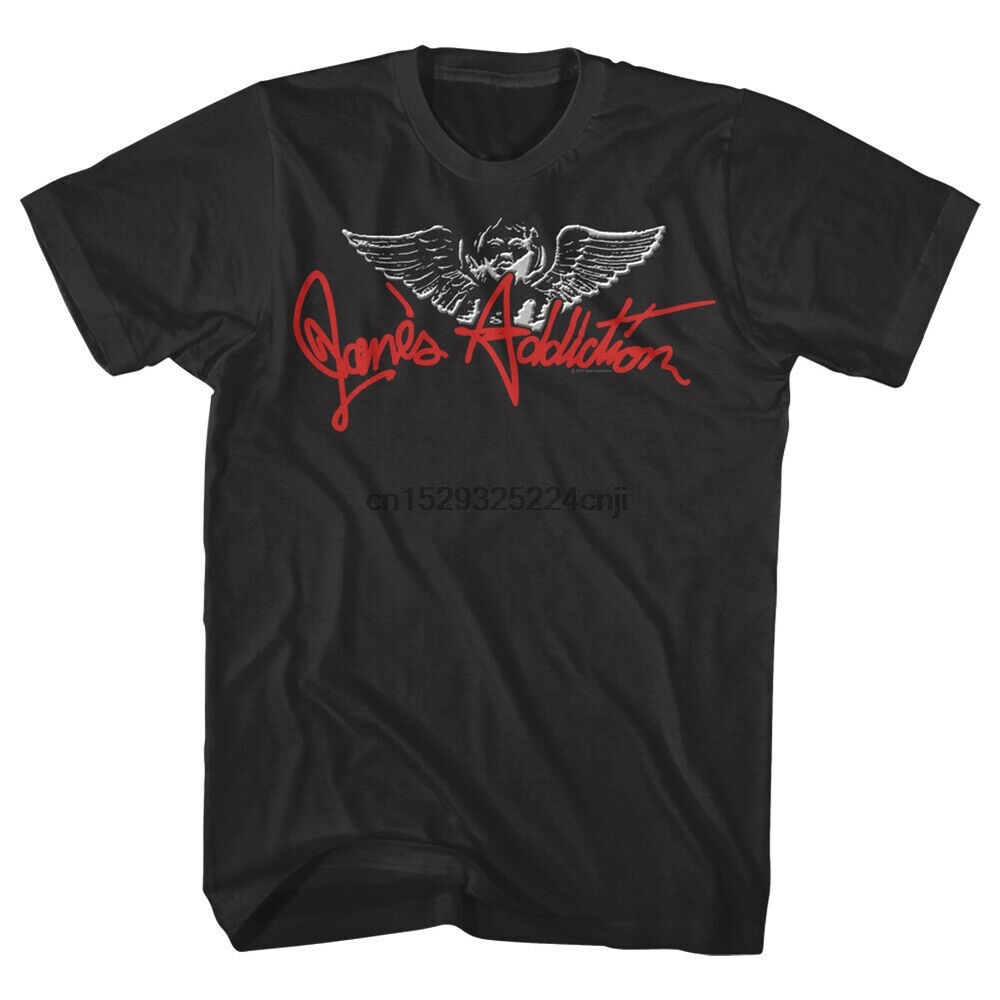 Janes Addiction 鑿子天使男式 T 恤金屬搖滾樂隊專輯音樂商品