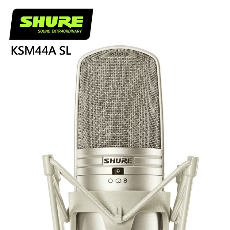 SHURE KSM44A/SL 大振膜多模式電容麥克風-原廠公司貨