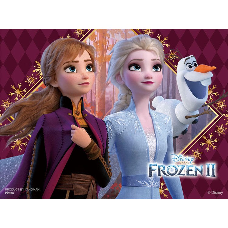 日本進口拼圖 迪士尼 Frozen 2 冰雪奇緣 2 安娜 艾莎  150片迷你塑膠拼圖 2301-26