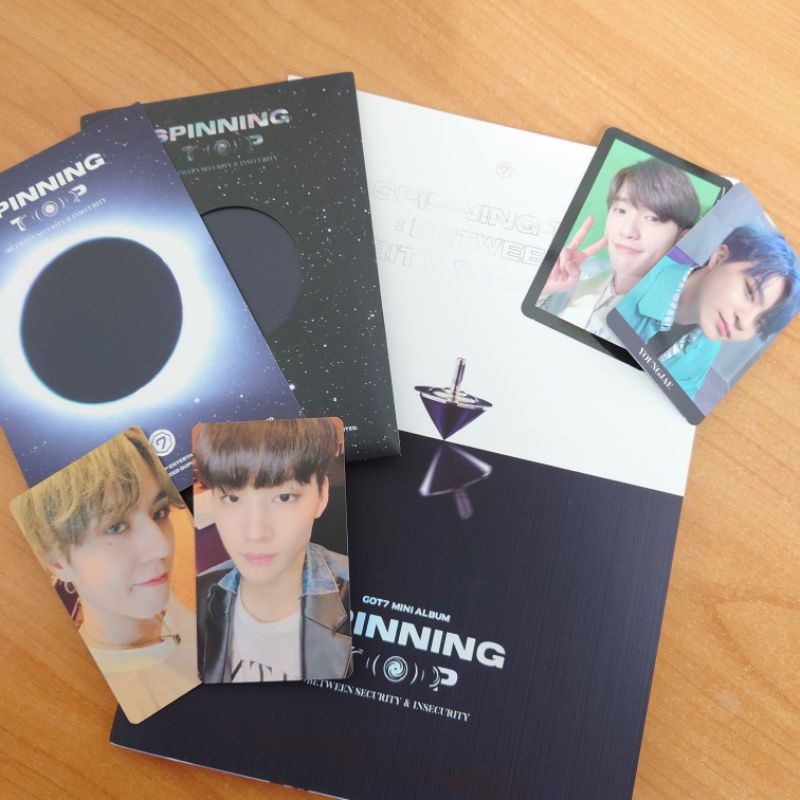 GOT7 spinning top 🌑eclipse 專輯(含CD) 小卡 預購禮 海報