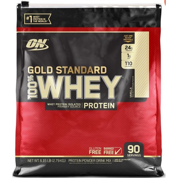 現貨供應-COSTCO好市多代購 ON-Optimum Nutrition 黃金標準乳清蛋白粉 - 香草 2.79 公斤