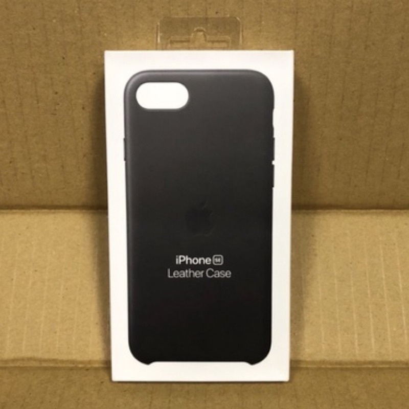Apple iPhone SE2 /8/7 原廠皮革護套 黑 紅