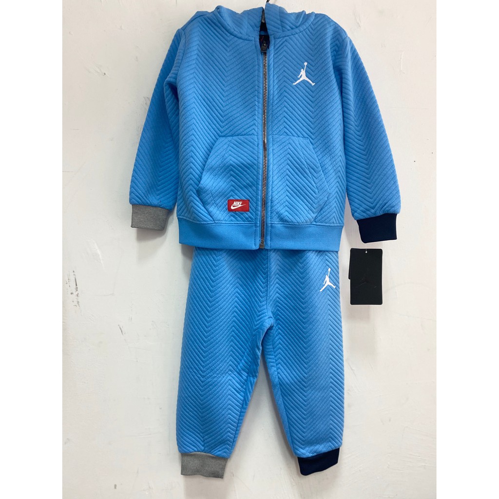 [現貨]沃皮斯 Jordan 天空藍 童裝 兒童 長袖套裝 JD942045IFB9F