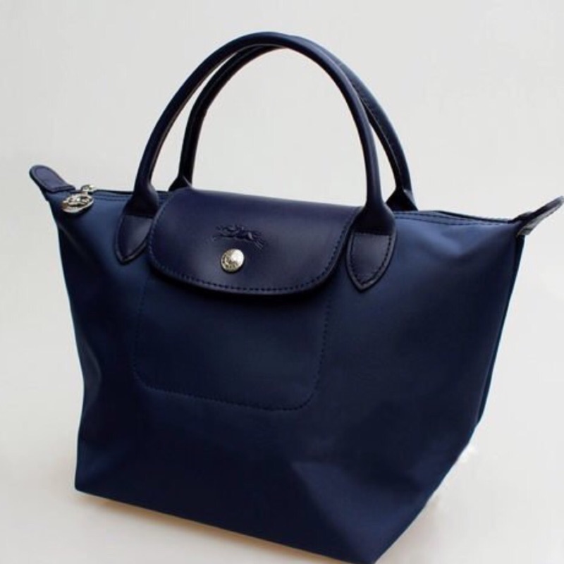 2015 新款正品LONGCHAMP 短帶S 1621 黑色Nior 非摺疊 加厚 手提水餃包