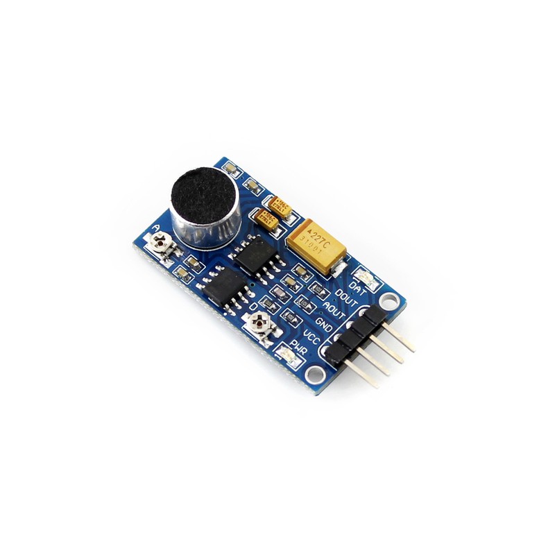 【傑森創工】 聲音感測模組 微雪原廠 聲控模組 聲音檢測 LM386模組 敏感度極佳 可用於Arduino