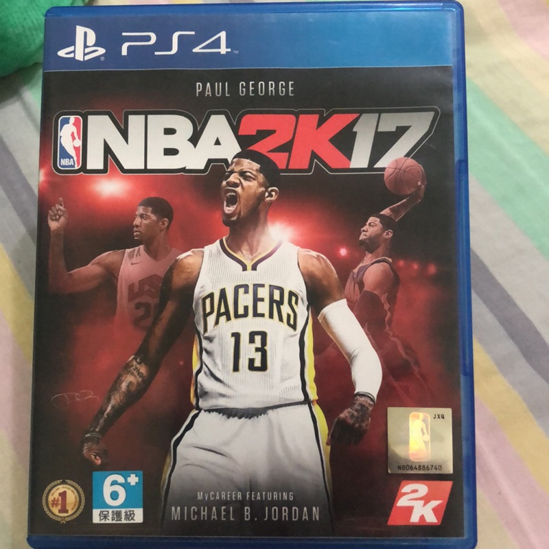 Ps4遊戲片 NBA2K17(支援中英文）二手