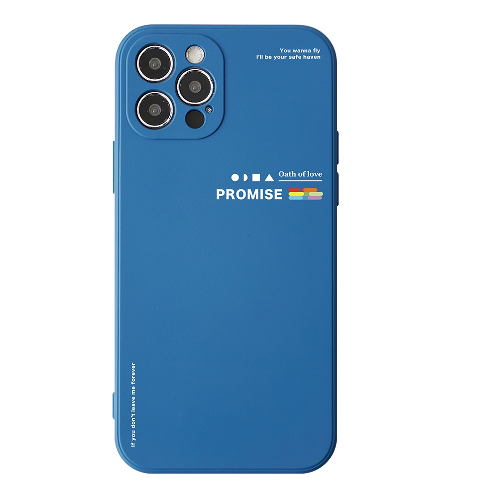 【TOYSELECT】Pride平權彩虹紀念版純色矽膠iPhone手機殼-靛藍色