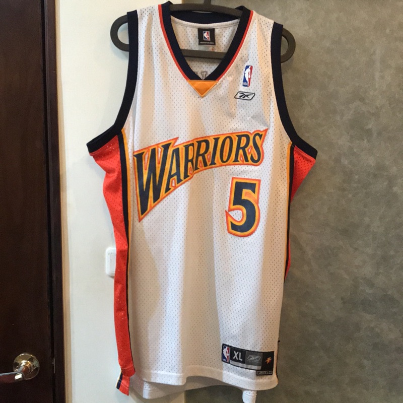 NBA Reebok 金州 勇士 小鋼炮 Davis 老八傳奇 Curry 學長 電繡 球衣 Jersey XL