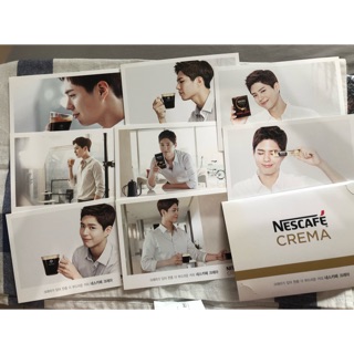 樸寶劍 雀巢咖啡 明信片組 杯墊 Nescafé 絕版品 CHANA貼紙