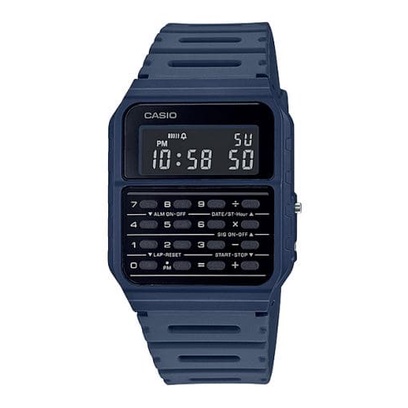 【威哥本舖】Casio原廠貨 CA-53WF-2B 經典計算機錶 藍色款 CA-53WF