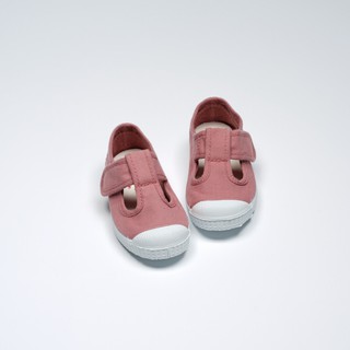 CIENTA 西班牙國民帆布鞋 77997 52 粉紅色 經典布料 童鞋 T字款