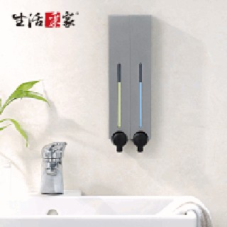 【樂樂生活精品】【生活採家】幸福手感典藏霧銀500ml雙孔手壓式給皂機#47010 免運費!
