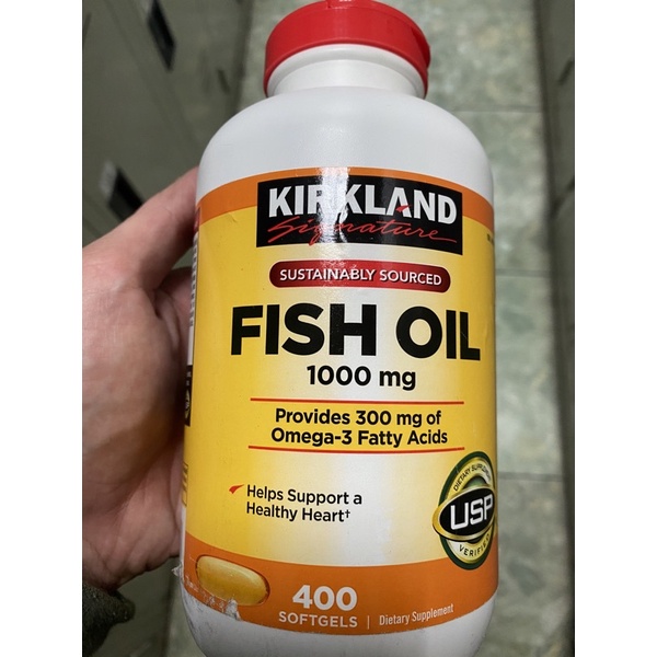 Kirkland fish oil魚油 1000mg高劑量