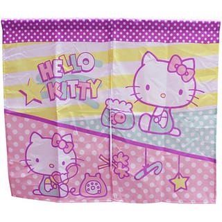 正版授權 卡通門簾 Hello Kitty 門簾 中-趣味款,無附桿子 KT-0518