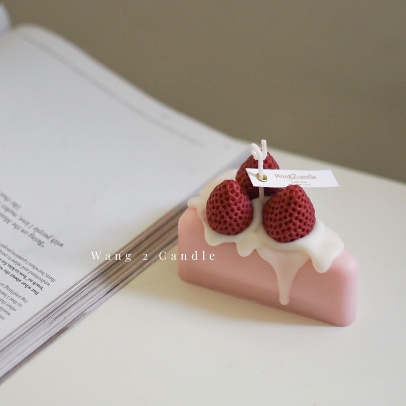 |Wang 2 Candle 草莓🍓 三層小蛋糕蠟燭｜