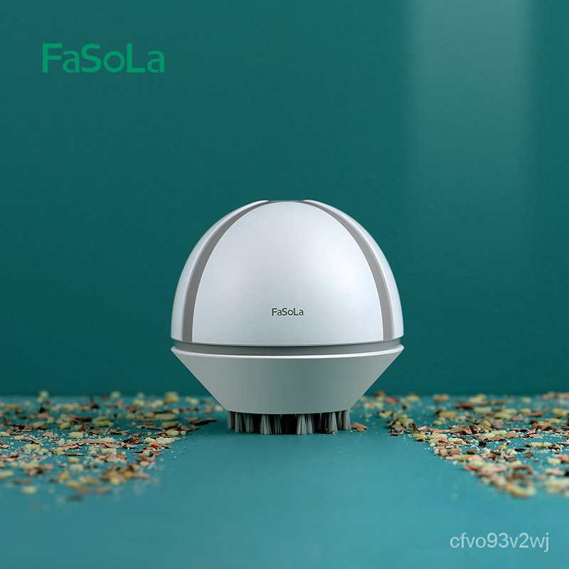 FaSoLa迷你桌面清理吸塵器USB充電便攜課桌縫隙清理神器鍵盤吸屑機