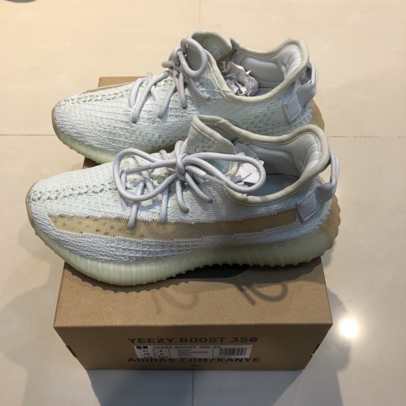 女鞋 adidas Yeezy Boost 350 V2 Hyperspace 亞洲限定 EG7491 二手