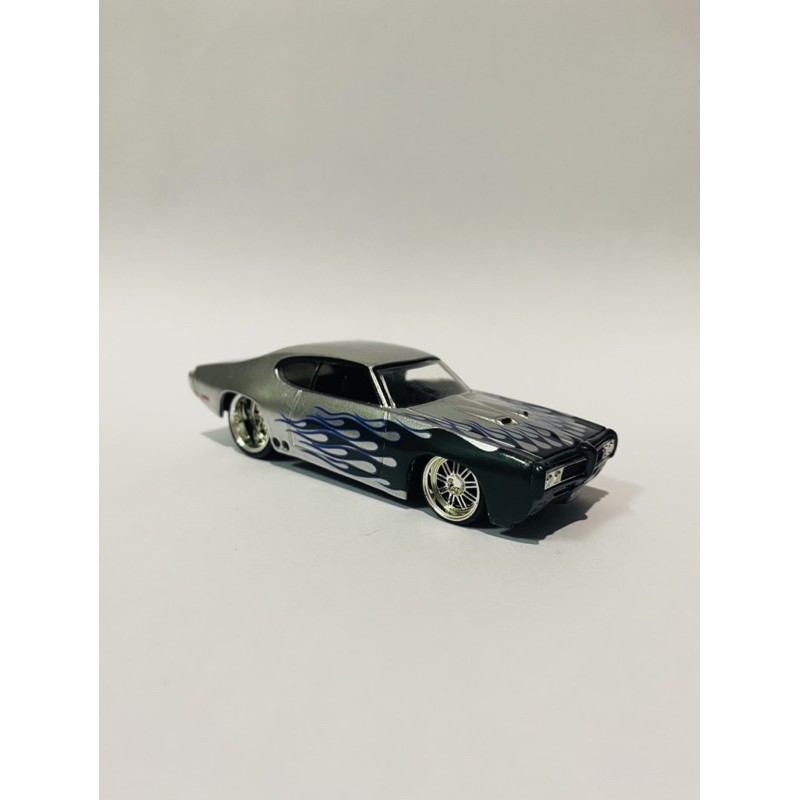 Jada 1:64 Pontiac GTO Judge 銀 火焰紋 Dub City