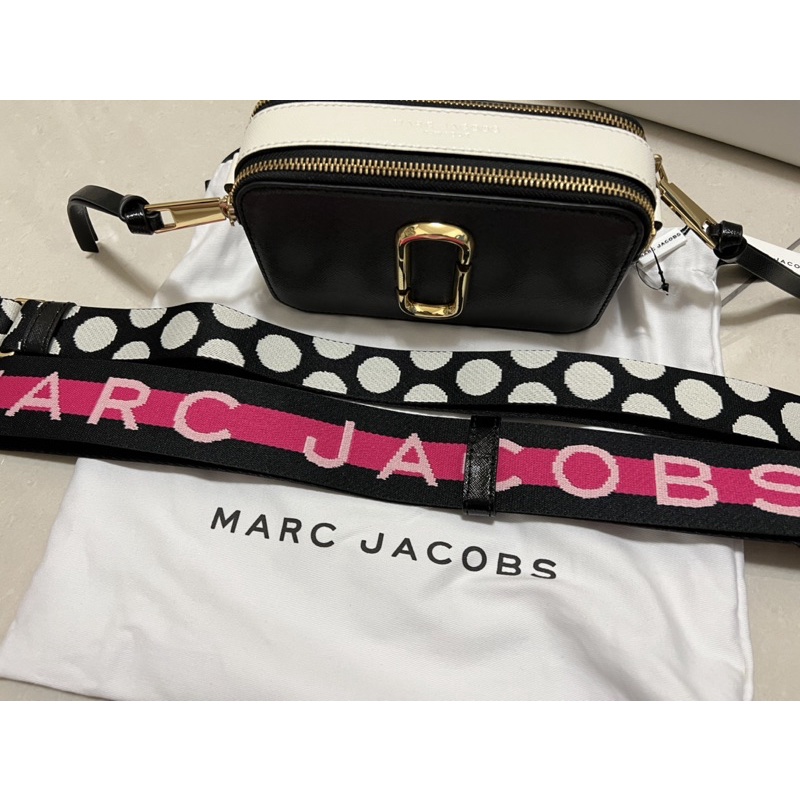 MARC JACOBS Snapshot 防刮牛皮相機包/兩條背帶