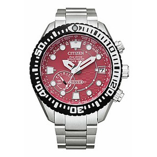 CITIZEN 星辰 東京紅限量版 GPS衛星對時 鈦金屬潛水手錶 CC5005-68Z