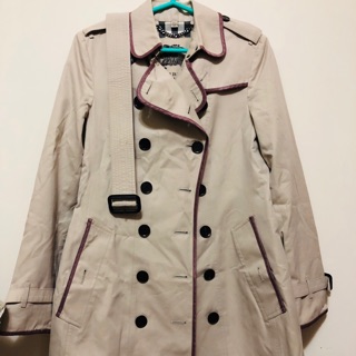 （售出 請勿下單）正品 Burberry 經典風衣外套 經典格紋